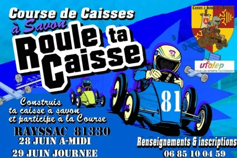 Affiche de Course de caisses à savon de Rayssac