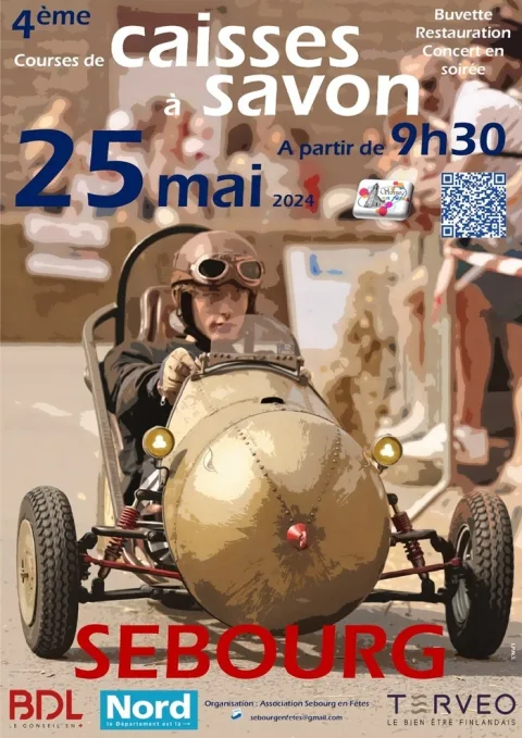Affiche de Course de caisses à savon de Sebourg