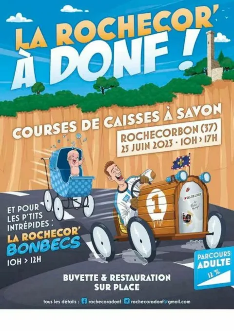 Affiche de Course de caisses à savon de Rochecorbon