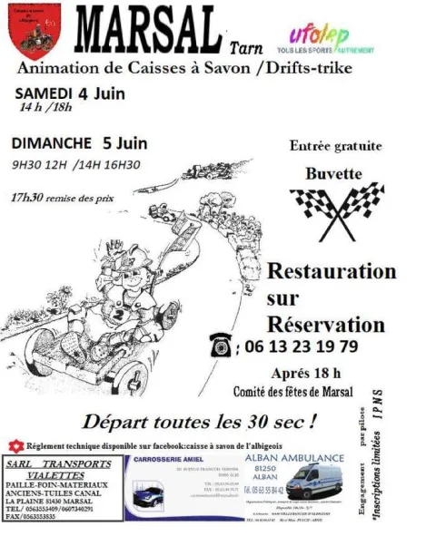 Affiche de Course de caisses à savon de Cairanne