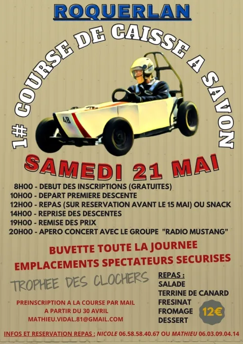 Affiche de Course de caisses à savon de Mazamet