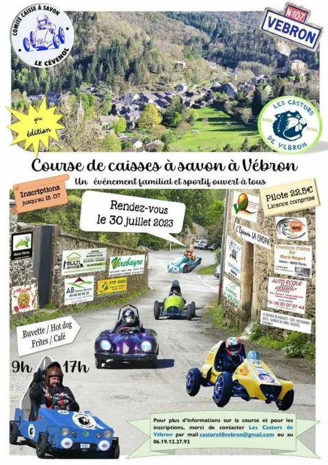 Affiche de Course de caisses à savon de Vebron