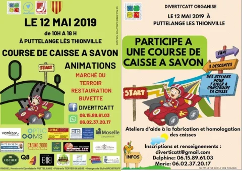 Affiche de Course de caisses à savon de Puttelange-aux-Lacs