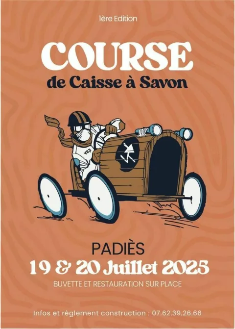 Affiche de Course de caisses à savon de Padiès
