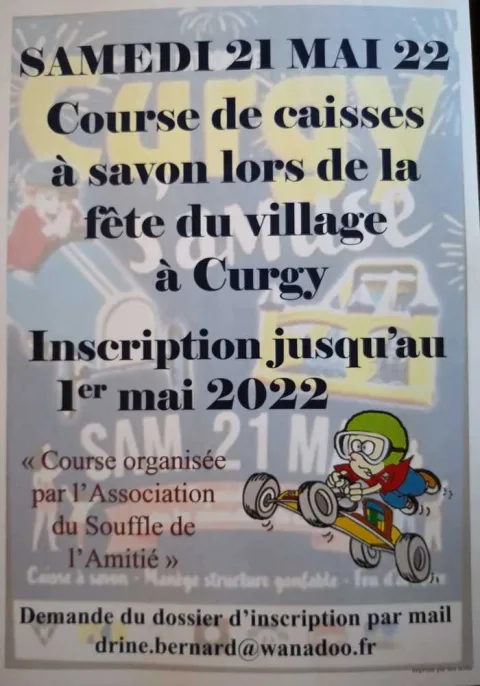 Affiche de Course de caisses à savon de Curgy
