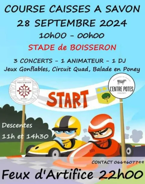 Affiche de Course de caisses à savon de Boisseron