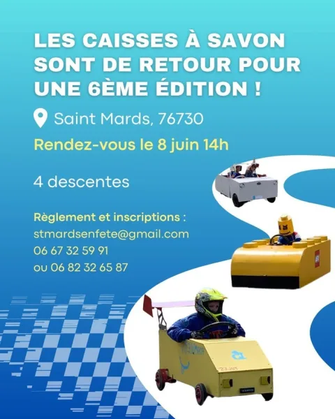 Affiche de Course de caisses à savon de Saint-Mards