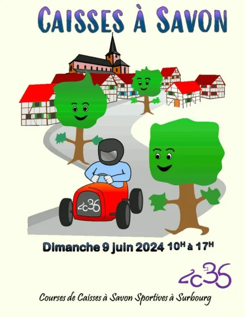 Affiche de Course de caisses à savon de Surbourg
