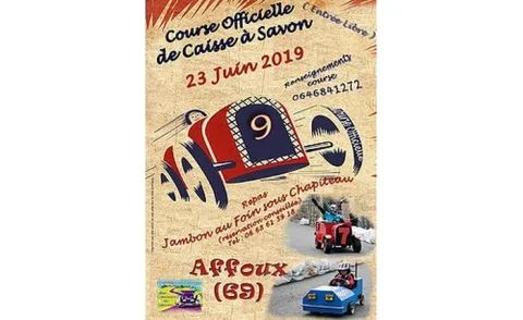 Affiche de Course de caisses à savon d’Affoux