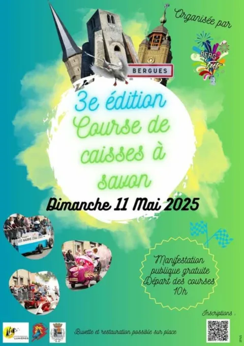 Affiche de Course de caisses à savon de Bergues