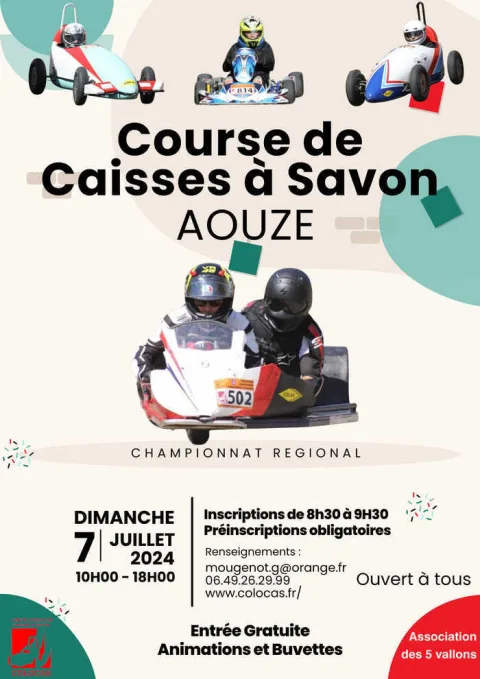Affiche de Course de caisses à savon d’Aouze