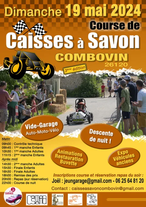 Affiche de Course de caisses à savon de Combovin