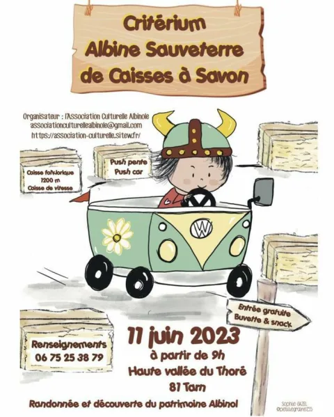 Affiche de Course de caisses à savon d’Albine