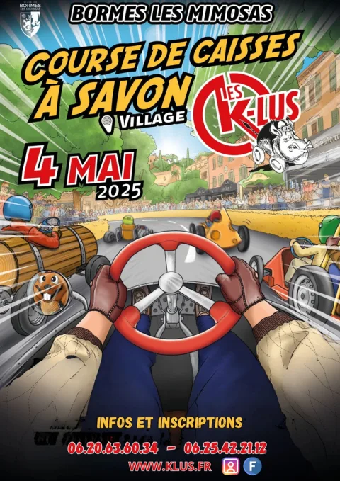 Affiche de BORMES EN ROUE LIBRE – Bormes-les-Mimosas