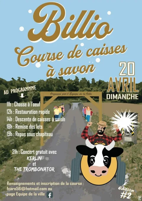 Affiche de Course de caisses à savon de Billio