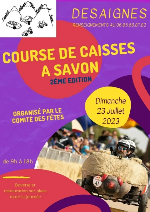 Affiche de Course de caisses à savon de Désaignes