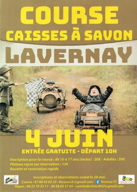 Affiche de Course de caisses à savon de Lavernay