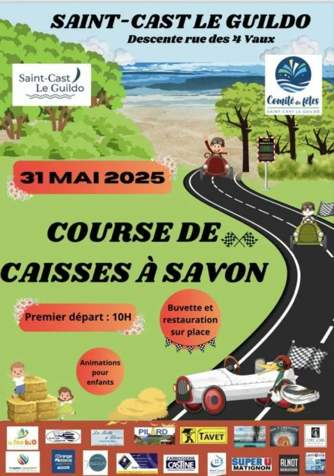 Affiche de Course de caisses à savon de Saint-Cast-le-Guildo