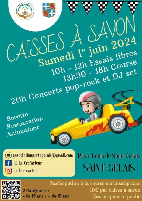 Affiche de 2e Course de caisses à savon de Saint-Gelais