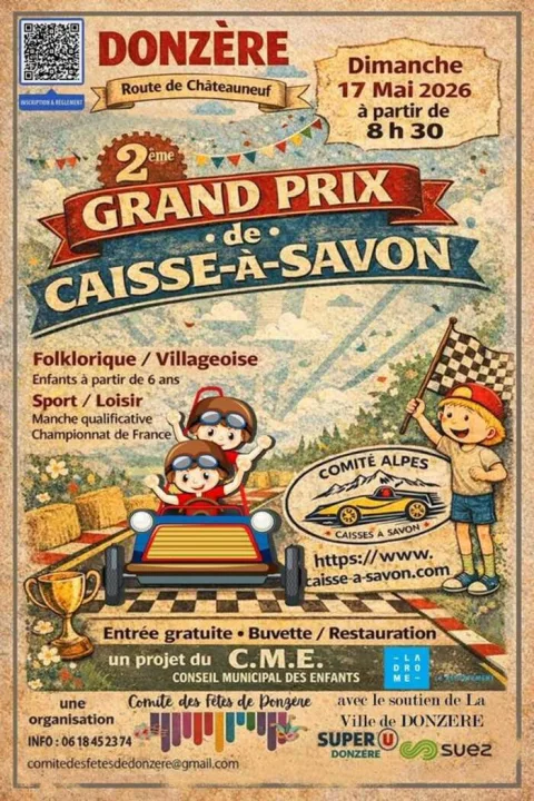 Affiche de Course de caisses à savon de Donzère