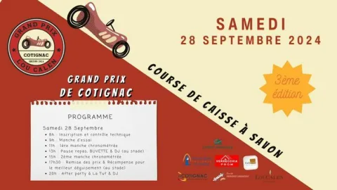 Affiche de Course de caisses à savon de Cotignac