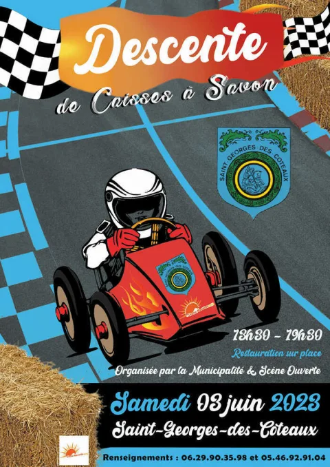 Affiche de Course de caisses à savon de Saint-Georges-des-Coteaux