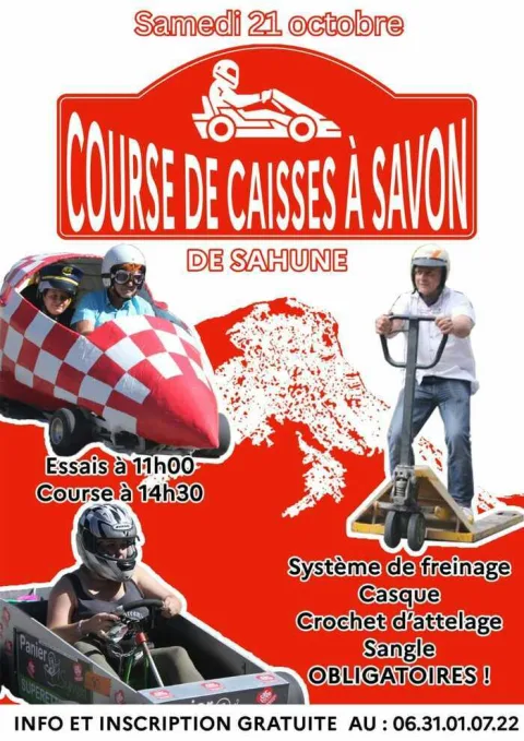 Affiche de Course de caisses à savon de Sahune