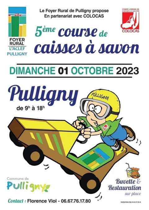 Affiche de Course de caisses à savon de Pulligny