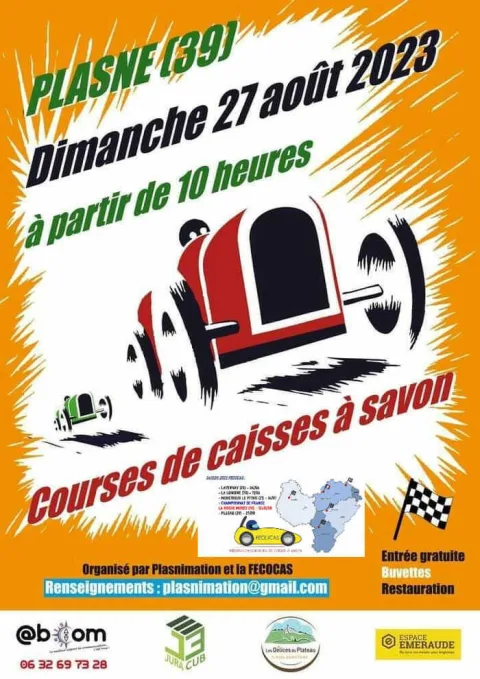 Affiche de Course de caisses à savon de Plasne