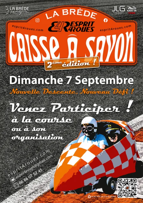Affiche de Course de caisses à savon de La Brède