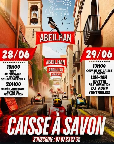 Affiche de Course de caisses à savon d’Abeilhan