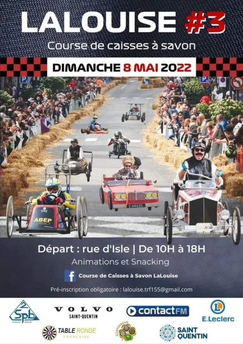 Affiche de Course de caisses à savon de Saint-Quentin