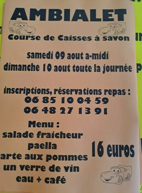 Affiche de Course de caisses à savon d’Ambialet