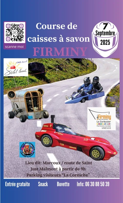 Affiche de Course de caisses à savon de Firminy