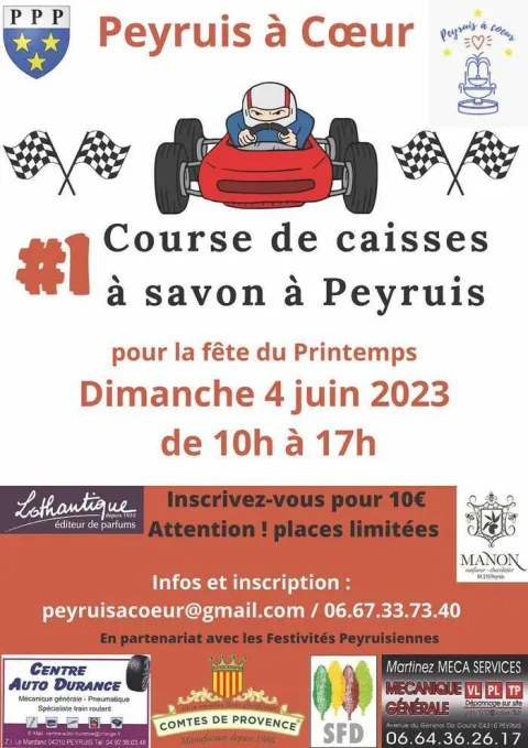 Affiche de Course de caisses à savon de Peyruis