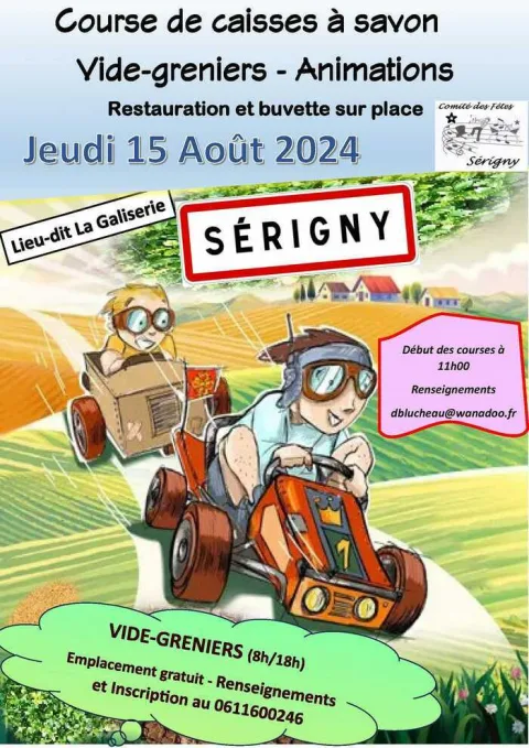 Affiche de Course de caisses à savon de Sérigny