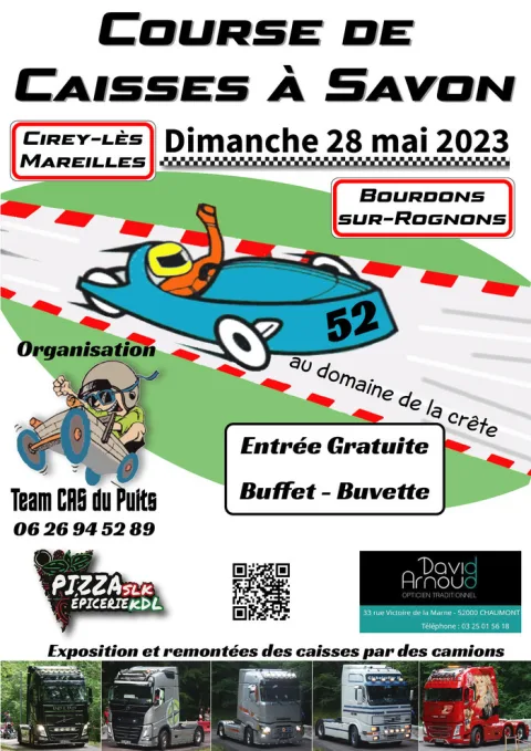Affiche de Course de caisses à savon de Cirey-lès-Mareilles