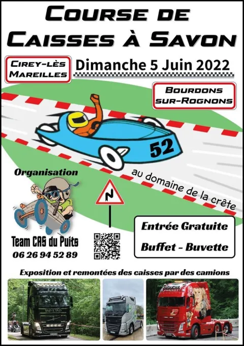 Affiche de Course de caisses à savon de Cirey-lès-Mareilles
