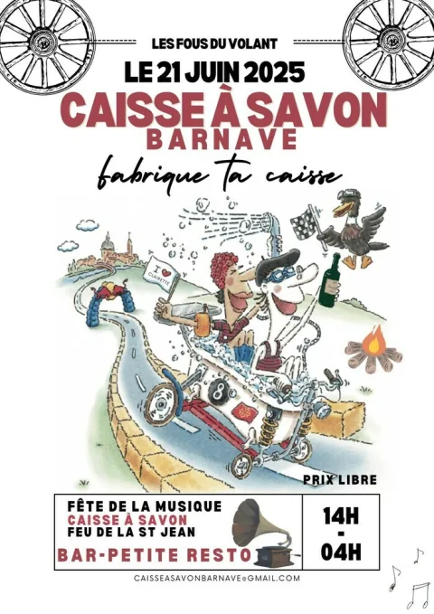 Affiche de Course de caisses à savon de Barnave