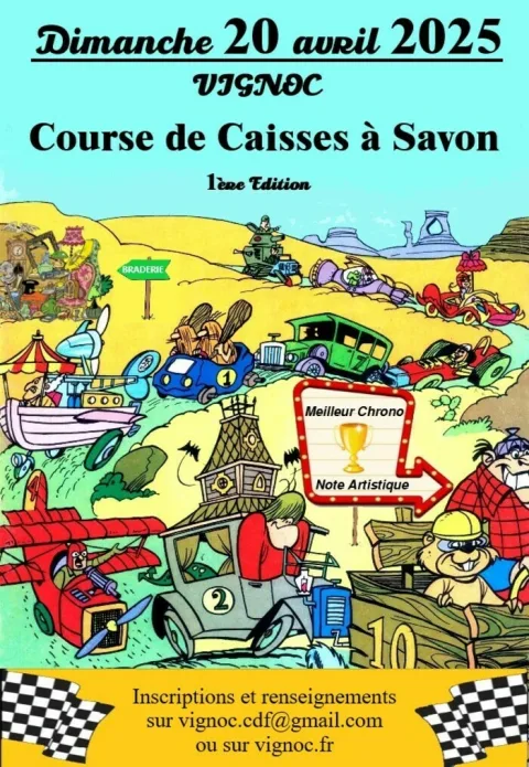 Affiche de Course de caisses à savon de Vignoc