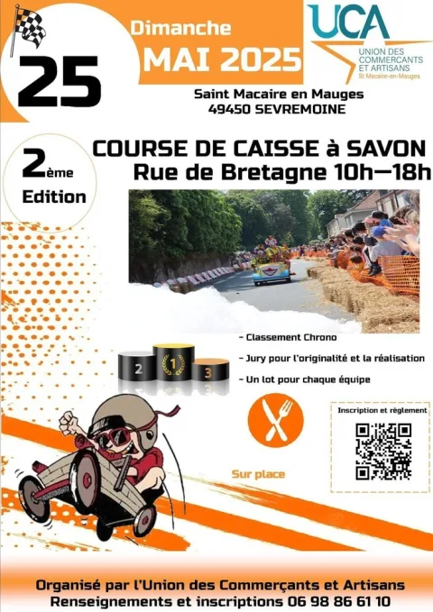 Affiche de Course de caisses à savon de Beaupréau-en-Mauges