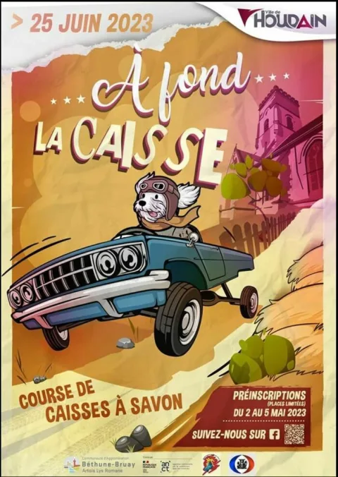 Affiche de Course de caisses à savon de Houdain