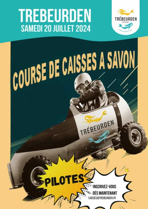 Affiche de Course de caisses à savon de Trébeurden
