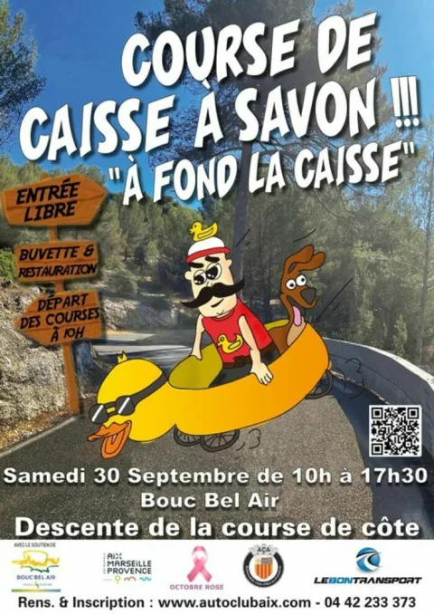 Affiche de Course de caisses à savon de Bouc-Bel-Air