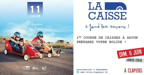 Affiche de Course de caisses à savon de Clapiers