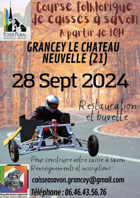 Affiche de Course de caisses à savon de Grancey-le-Château-Neuvelle