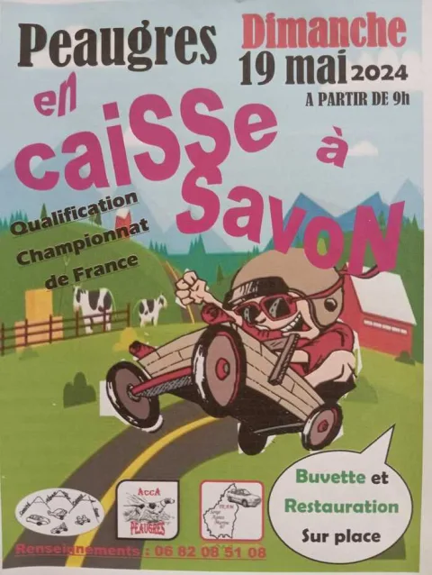 Affiche de Course de caisses à savon de Peaugres