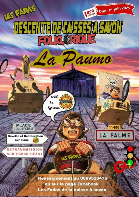 Affiche de Course de caisses à savon de La Palme