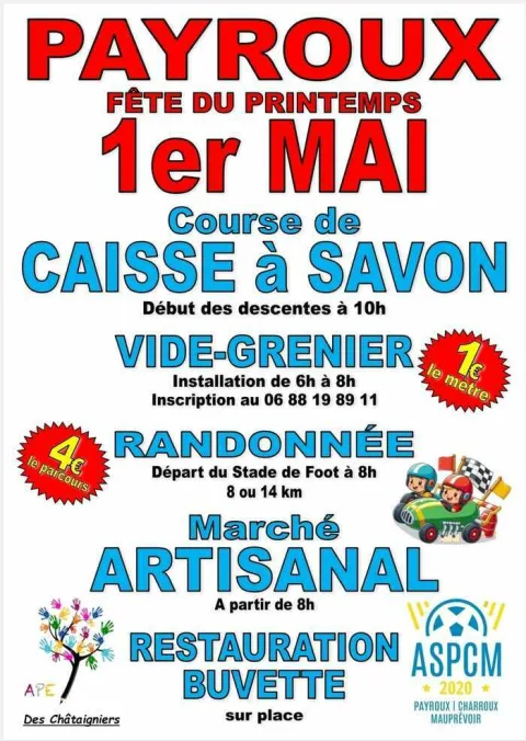 Affiche de Course de caisses à savon de Payroux