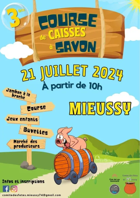 Affiche de Course de caisses à savon de Mieussy